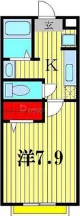 リバーバード【1階】の間取り