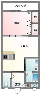フィールドN’S【3階】の間取り
