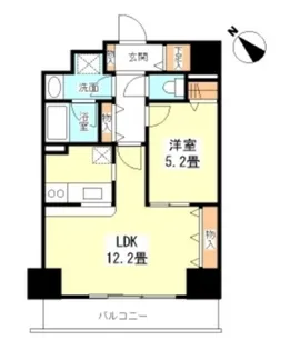 TKフラッツ渋谷【7階】の間取り