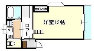オムドゥボヌール【2階】の間取り