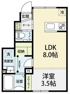 Dixsept(ディセプト)【1階】の間取り