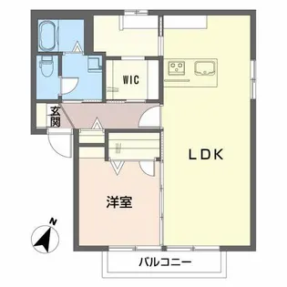 レシェンテ D棟【2階】の間取り