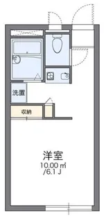 レオパレスル・カノン【1階】の間取り
