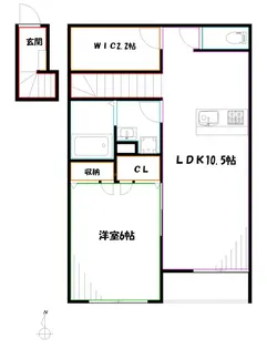 K・アルカディア【2階】の間取り