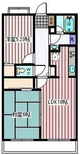 ミレニアム北浦和B棟【4階】の間取り