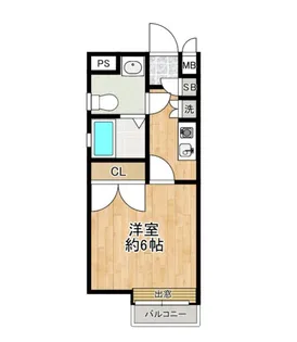 ダイナコートエスタディオ大濠公園II【2階】の間取り
