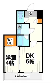 ガーラ・ヴィスタ調布【1階】の間取り
