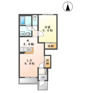 クラシス【1階】の間取り