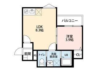 Crecia二宮II【2階】の間取り