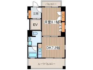 ACT SOHO KEIO笹塚【8階】の間取り