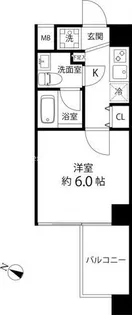 マーレ横浜白金【3階】の間取り