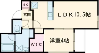 仮)ノルデスタ千歳【2階】の間取り
