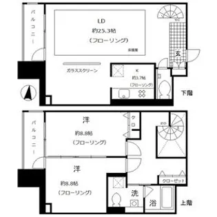 レジディア東桜II【14階】の間取り
