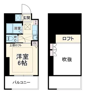 エステムコート梅田東アクアパレス【2階】の間取り