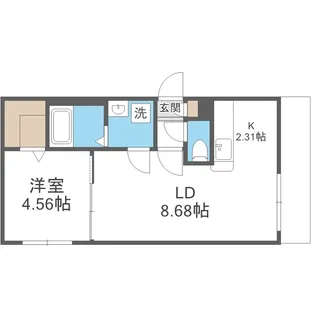ヴォーネン幌西【3階】の間取り