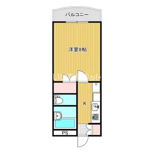 リバーサイドスクエア弐番館【3階】の間取り