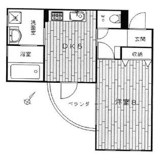 アカンサス【3階】の間取り