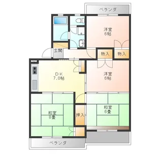 第3エヌ・ケイハウス並木【2階】の間取り
