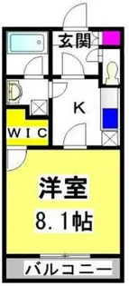 ボヌールセゾン【1階】の間取り