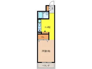 ホームレジデンスA【4階】の間取り