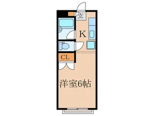エスポワ-ル若宮【2階】の間取り