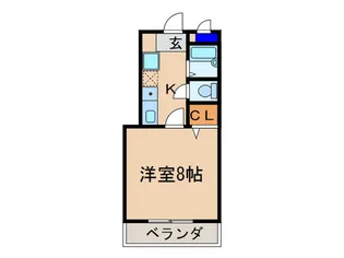 ドマ-レ平川【2階】の間取り