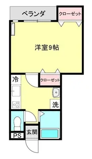 ウインズ春日新田【1階】の間取り