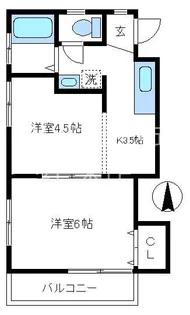 石沢ビル【2階】の間取り