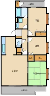 鷺沼エムロード【3階】の間取り