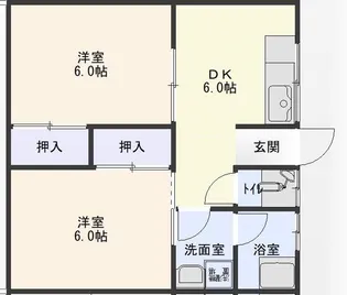 オリーブと朝のアールグレイ【1階】の間取り