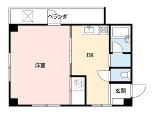 サロンド雅【3階】の間取り