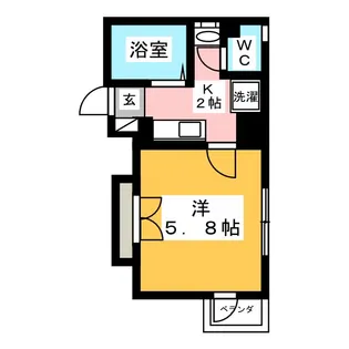 T’s スクエアー【2階】の間取り