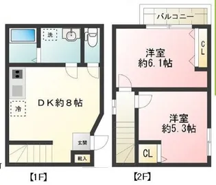 メゾネットT&Sの間取り