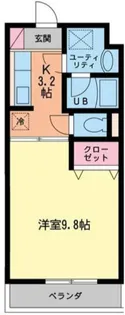 ラヴェラヴィータ【3階】の間取り