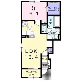 さくこまち【1階】の間取り