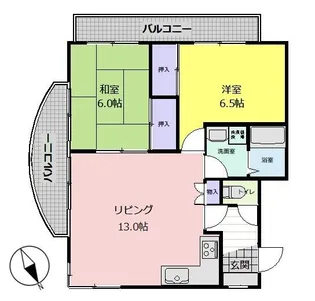 アリーナI【2階】の間取り