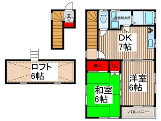 TNDハウス【2階】の間取り