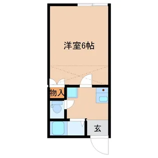 ロイヤルパレス都和A【2階】の間取り