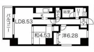 KLCタワー【5階】の間取り