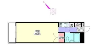 セシルコート【2階】の間取り