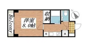 ロリエタワー川崎【5階】の間取り