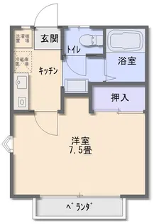 コーポミランダ【1階】の間取り