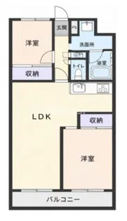 ガーデンヒルズ本庄【5階】の間取り