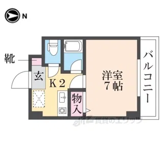 サウザンド塚口【5階】の間取り