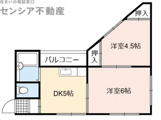 サンコーポ森之宮【2階】の間取り