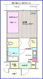ラフィーネ学生マンション【3階】の間取り