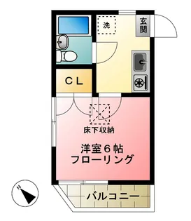東京都杉並区永福2【アパート】の間取り