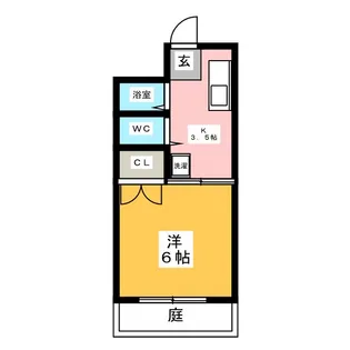 フォーブルうしろやまII【1階】の間取り