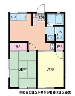 シティハイムシャトレー【1階】の間取り