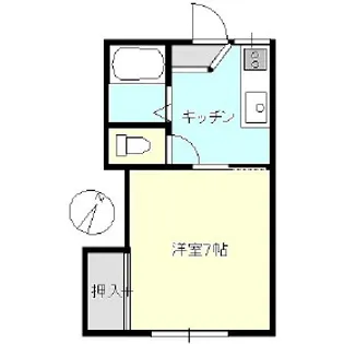 パインハウス【2階】の間取り